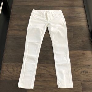 HUDSON COLLIN FLAP SKINNY JEAN WHITE